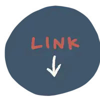 a blue circle with the word link in red letters and an arrow pointing down