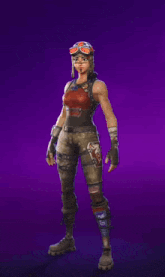 a video game character stands in front of a number 6 and 7