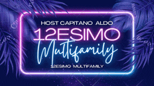 a neon sign says host capitano aldo 12esimo multifamily