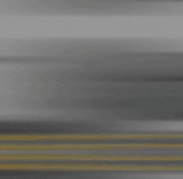 a blurred image of a person 's face with a yellow line behind it