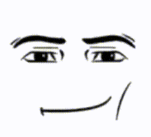 a black and white drawing of a man 's face with a big smile .