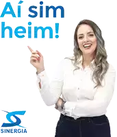 a woman is smiling and pointing with the words ai sim heim behind her