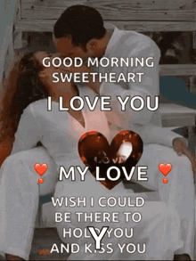 a man and a woman are kissing with a heart shaped balloon in the background .
