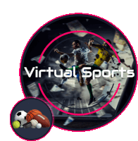 an advertisement for virtual sports shows a soccer game on a computer screen