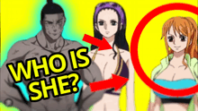 a cartoon of a man and a woman with the words who is she