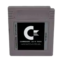 a commodore 16+ 4 pack game boy game card
