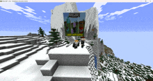 a screenshot of a game called minecraft with a banner that says " 3 best dupp glitch "