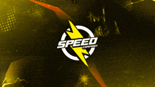 a speed company logo with a lightning bolt in the middle