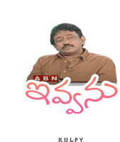 a sticker of a man with abn written on it