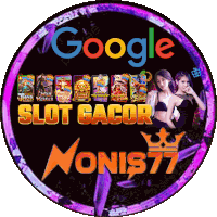 a logo for google slot gacor with a woman in the background