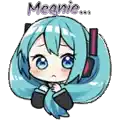 hatsune miku is a cute anime girl with headphones and long hair .