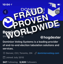 dominion voting systems is a leading provider of end - to - end election tabulation solutions and services