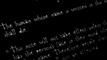 the human whose name is written in this note will not take effect unless it has the person 's face in their mind