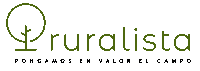 a logo for ruralista shows a tree and the words pongamos en valor el campo