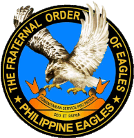 a logo for the fraternal order of eagles of philippine