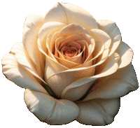 a close up of a large white rose with a white background