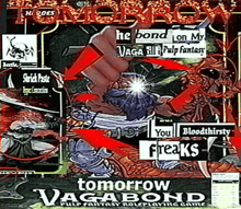 an advertisement for tomorrow vagabond shows a man with a beard