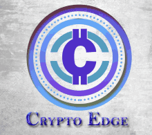 a logo for a company called crypto edge with a dollar sign in the center