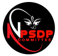 a logo for the npsdp committee with a face in the middle