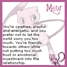 a picture of a mew with a quote about it