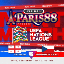 paris88 presents uefa nations league with georgia vs us