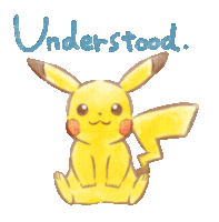 a drawing of a pikachu with the word understood written below it