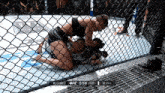a ufc fight between dean and hill is being broadcasted