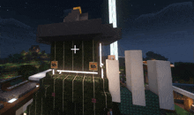 a building with a cross on top of it in a video game