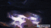 a purple background with the word kapwing on the bottom right