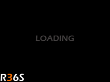 a black background with the word loading in white letters