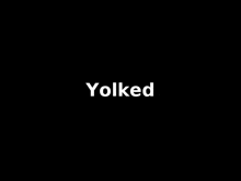 a black background with the word yolked in white letters