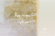 a greeting card that says happy new year on it