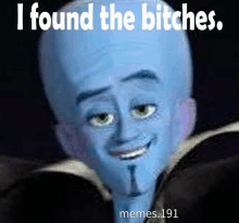 a meme of megamind from the movie megamind