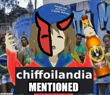 a picture of a girl holding a bottle of chiffoilandia mentioned