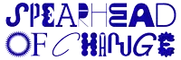 a logo that says ' speak head of thing ' on a white background