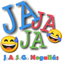 a laughing smiley face is surrounded by the words " jaja "