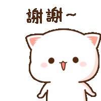 a white cat with chinese writing on it