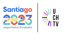 a logo for the santiago 2023 juegos pan am parapan am