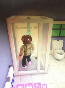 a person standing in a shower with the name sl_royalpapa on the bottom