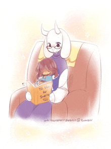 a drawing of a mother and daughter reading a book titled 72 uses for snails