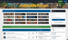 a screenshot of the habbolife forum webpage