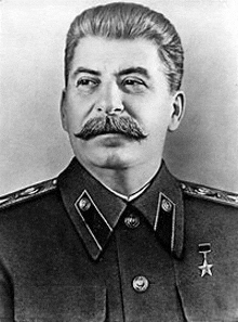 a black and white photo of a man with a mustache wearing a uniform .