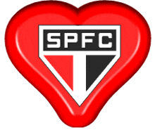 a red heart with a spfc logo in it