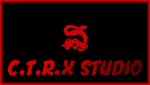 a c.t.r.x studio logo with a dragon on it