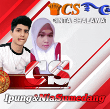 a poster for ipung & niasumedang with a man and woman on it