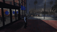 a police officer is standing in front of a building with a sign that says metropolitan police on it