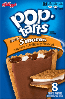 a box of frosted s'mores pop tarts by kellogg