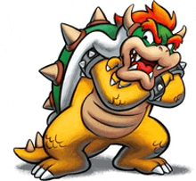 a cartoon of bowser from the video game super mario bros