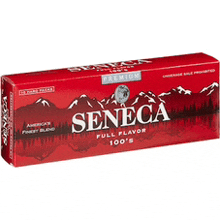 a red box of seneca full flavor 100 's