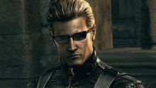 a man wearing glasses and a leather jacket